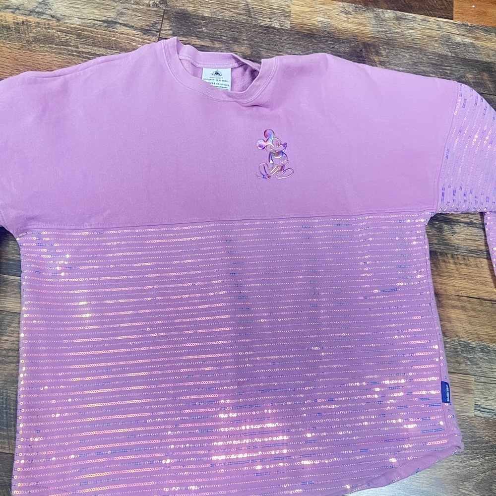 Disney Spirit Jersey Pink Sequin Sweatshirt